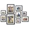 Americanflat Black Picture Frame Gallery Set - Shatter-Resistant Glass - White Mats - 9 Pack - Multi - Size for 8x10, 11x14, 16x20, 18x24